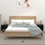  Noćni ormarići 2 kom crni 40x35x50 cm | shoptok.hr