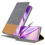 Cadorabo Ohišje, združljiv s Samsungom v svetlo sivo rjavi barvi - zaščitni pokrov z magnetnim zapiranjem, stoječo funkcijo in režo za kartico, (20567223) | Shoptok.si