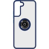 AVIZAR Ovitek za Samsung Galaxy S22 Plus z držalom za prstan, hrbtna stran z zašcitnim prstnim odtisom, združljiv z magnetnim stojalom, moder obris, (20717205) | Shoptok.si