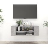  Zidni TV ormarić boja betona 102 x 35 x 35 cm konstruirano drvo | Eponuda.com