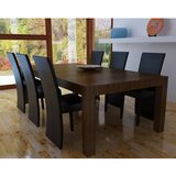Furnova Jedilni stoli 6 kosov črno umetno usnje, (21928883) | Shoptok.si