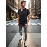 DStreet Koszulka męska polo czarna | shoptok.hr