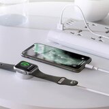 Yesido Podatkovni kabel (CA-70) - 2v1 USB na Lightning Apple Watch 2.4A 120cm - bel | Shoptok.si