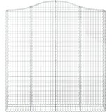  Lučne gabionske košare 5 kom 200x30x200/220cm pocinčano željezo | shoptok.hr