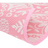 Vanjski tepih ružičasti Ø 120 cm PP | shoptok.hr