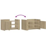  Stolić za kavu boja hrasta 80 x 50 x 50 cm konstruirano drvo | shoptok.hr