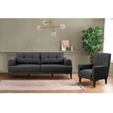 Atelier Del Sofa sofa i fotelja vina set anthracite walnut Cene