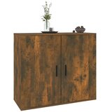  Komoda boja dimljenog hrasta 80x33x70 cm od konstruiranog drva | shoptok.hr