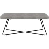  Klupa Svjetlosiva 110 x 40 x 45 cm Baršun | shoptok.hr