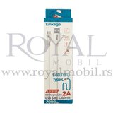  usb kabal linkage LKCB-10 type-c bela 2A Cene