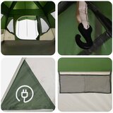  Obiteljski šator Zelena 305 x 275 x 190 cm Poliester i čelik | Eponuda.com