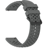 INF Silikonski pašček 22mm z perforacijo za dihanje, kompatibilen z modeli DarkGrey, (5000264376) | Shoptok.si