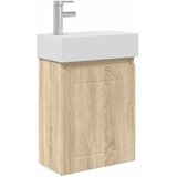vidaXL Kopalniška omarica s tapo Sonoma hrast 45,5 x 25,5 x 84 cm, (5000245430) | Shoptok.si