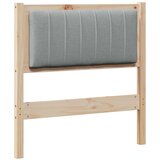  Tapecirani uzglavlje Smeđa 80 cm Čvrsto borovo drvo | shoptok.hr