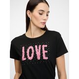 Orsay Black women's short-sleeved T-shirt - Women's | Shoptok.si