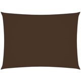 vidaXL Senčno jadro oksford blago pravokotno 4x5 m rjavo, (20965170) | Shoptok.si