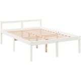  Krevet za starije osobe bijeli 140 x 200 cm od masivne borovine | shoptok.hr