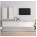  TV omarica 4 kosi bela trdna borovina | Shoptok.si