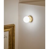Kave Home Bela/v zlati barvi kovinska stenska svetilka ø 8 cm Brisia – | Shoptok.si
