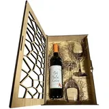Tri Bele Koze Gift Box 2 čaše - model saće