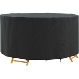  Pokrov za namještaj 182 x 182 x 85 cm 600D Oxford tkanina Crna | shoptok.hr