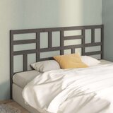  Uzglavlje za krevet sivo 206 x 4 x 104 cm od masivne borovine | shoptok.hr