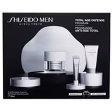 Shiseido MEN Total Revitalizer Cream Total Age-Defense Program Set dnevna krema za lice MEN Total Revitalizer Cream 50 ml + krema za čišćenje lica MEN Face Cleanser 30 ml + krema za područje oko očiju Total Revitalizer Eye 5 ml za moške
