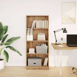  Regal za knjige boja hrasta 60x24x143 cm konstruirano drvo | shoptok.hr