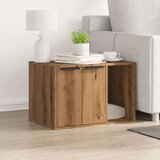 vidaXL kutija z mačji pijesak boja hrasta 60x40x40cm konstruirano drvo | shoptok.hr