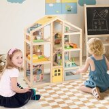  Otroška lesena hišica s pohištvom in figuricami | Shoptok.si