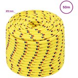  Višenamjensko pomoćno uže 12 mm 50 m Žuta PP | shoptok.hr