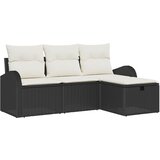  Set sofe s jastukom s pohranom 4 pcs Bež i krema poliratan | shoptok.hr