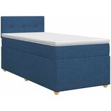  Boxspring krevet s madracem Plava 90 x 190 cm Tkanina | shoptok.hr