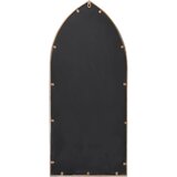  Ogledalo boja pijeska 100x45 cm željezno za unutarnju upotrebu | Eponuda.com