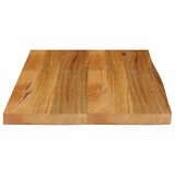Stolna ploča sa živim rubom 70x60x2,5 cm od masivnog drva manga | shoptok.hr