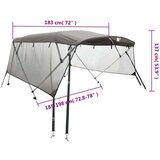 Tenda bimini s 3 luka i mrežastim zidovima 183x(185-198)x137 cm | shoptok.hr