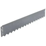 BELLISSA Obroba za trato (1,03 m x 0,1 cm x 12 cm, srebrna, kovinska) | Shoptok.si