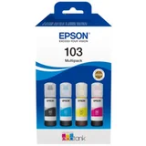 Epson 103 (C13T00S64A) BK/C/Y/M, komplet črnil