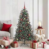 vidaXL Umjetno božićno drvce s stalakom Zelena 83.5 x 83.5 x 150 cm | shoptok.hr