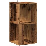 vidaXL Kotna omara Old Wood 33x33x67 cm Inženirski les | Shoptok.si