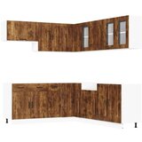  11-dijelni set kuhinjskih ormarića Kalmar konstruiranog drva | shoptok.hr