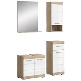 MID.YOU Kopalnica Lambada, Barva Hrasta, Bela, 4-Delna | Shoptok.si
