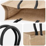  Torbe od jute 10 Prirodna i crna 42 x 33 x 19 cm 100% Jut Slike
