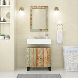 2-dijelni set kupaonskog namještaja masivno obnovljeno drvo | shoptok.hr