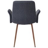 Stylife NASLANJAČ, kovina, tekstil naravne barve, temno siva | Shoptok.si