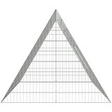  Kavez za piliće Srebrno 215 x 100 x 85 cm Cinkani čelik | shoptok.hr