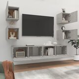  6-dijelni set TV ormarića siva boja betona drveni | Eponuda.com