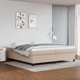  box spring s madracem cappuccino 200x200cm umjetna koža | shoptok.hr