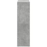 Sobna pregrada / regal za knjige sivi 102x29x103,5 cm drveni | Eponuda.com