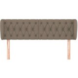  Vzglavje z ušesi taupe 147x23x78/88 cm blago, (20738012) | Shoptok.si